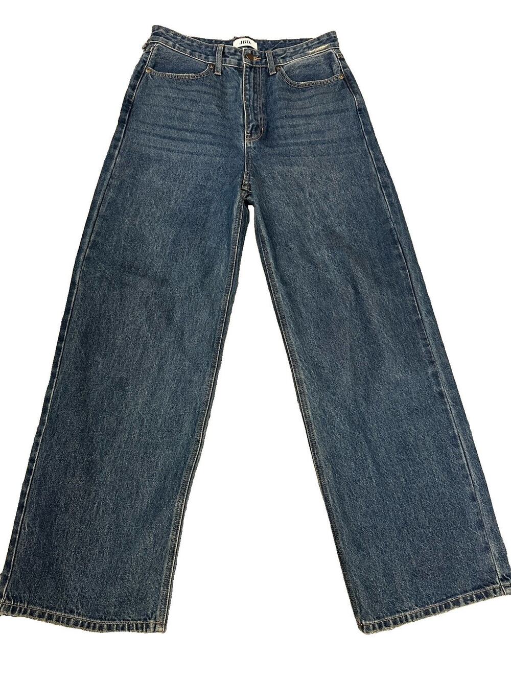 JBD Jeans Just Black Denim Women’s Size 30 Kenna Skater Wide Leg Medium Wash